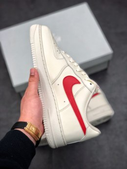 Nike Air Force One low biało czerwone