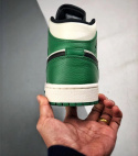 Nike Air Jordan 1 - zielono-białe