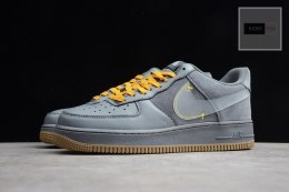 Nike air force one low szaro/żółte 2