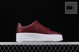 Nike air force one sage low bordowe